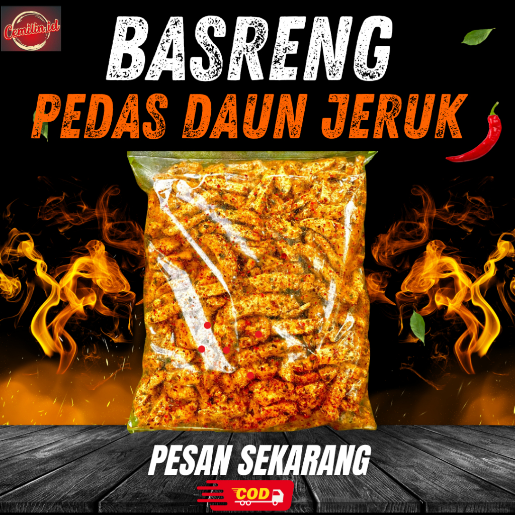 

BASRENG PEDAS 1 KG BASRENG PEDAS DAUN JERUK / BASRENG VIRAL/BASRENG KERING