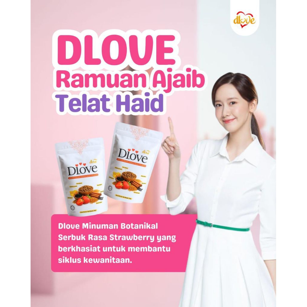 

Minuman Botanikal DLove Rasa Strawberry lancar hed