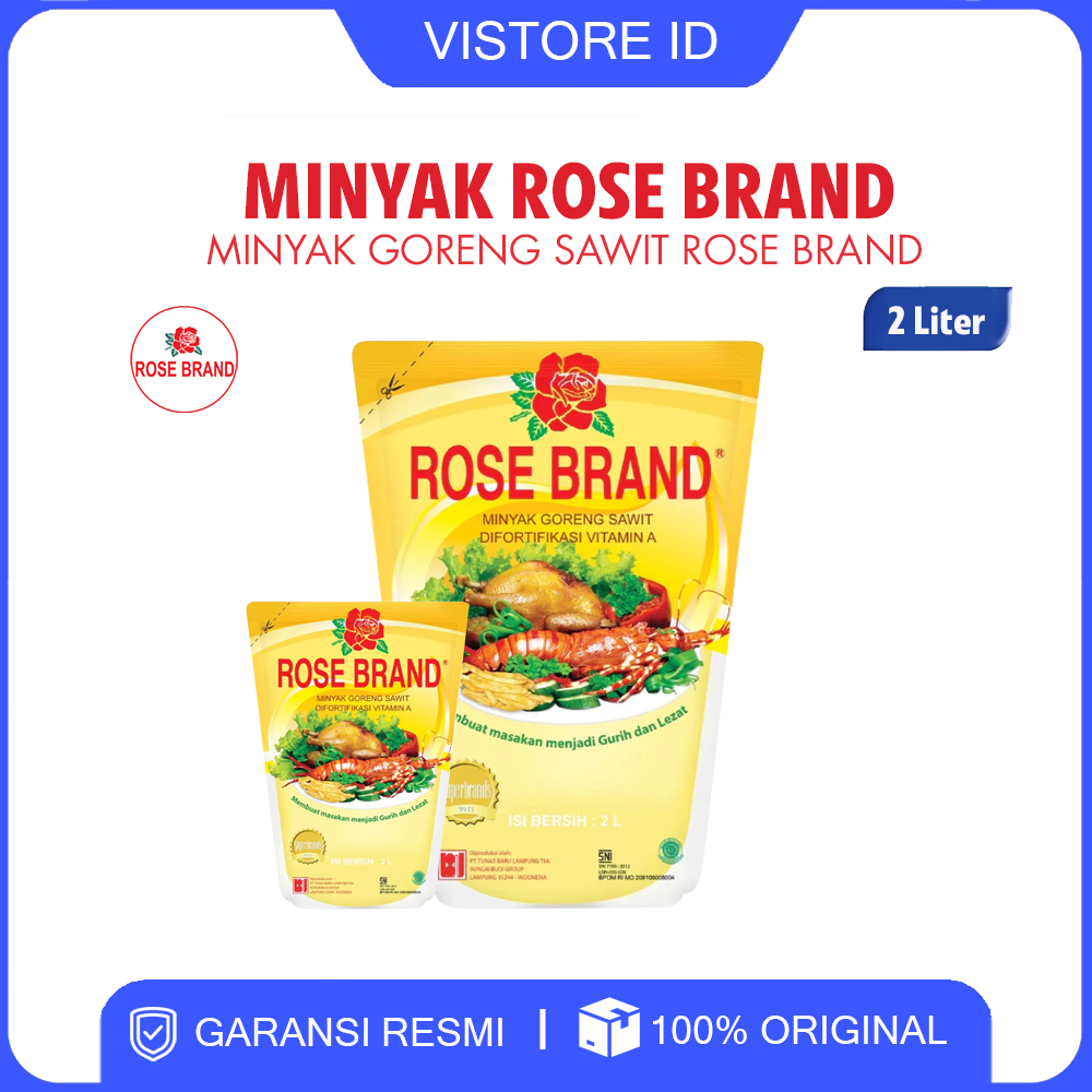 

Minyak Goreng Rose Brand 1 Liter | 2 Liter – Minyak Sehat Jernih & Hemat Masak Harian