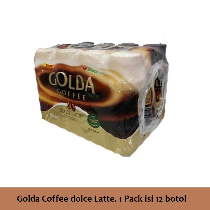 

[per Pack] golda coffee kopi siap minum | Pack isi 12 botol