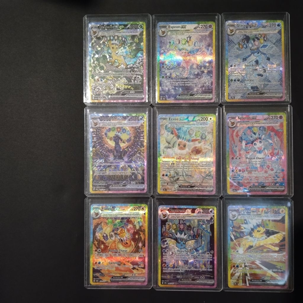GOD PACK Eeveelution SAR sv8a Eevee Leafeon Jolteon Vaporeon Glaceon Espeon Sylveon Flareon Umbreon 