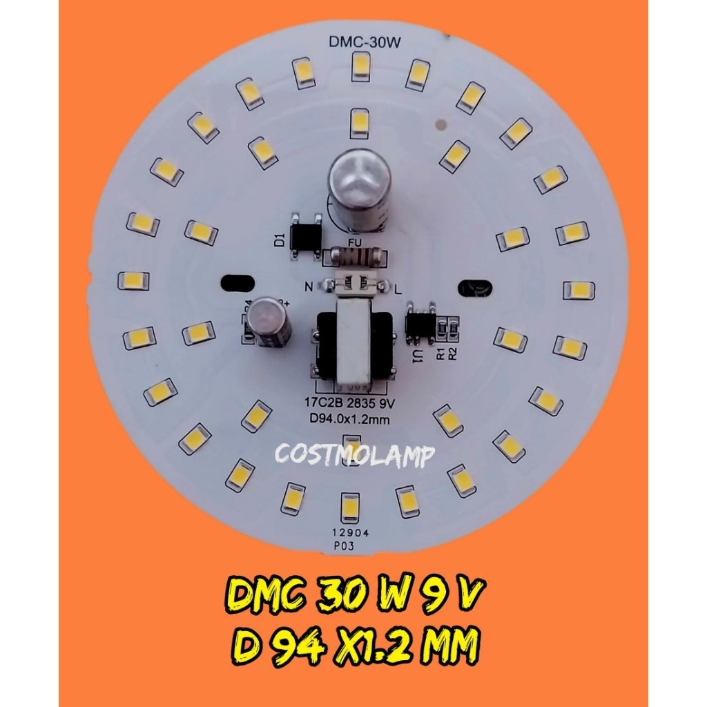 PCB LAMPU LED AC 30 WATT