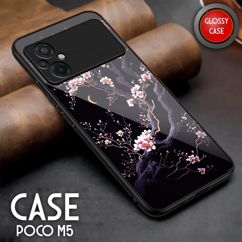 Softcase Poco M5 - Casing Hp Poco M5 - Case Kaca Glossy - Kesing Hp Poco M5 - Softcase Sublime Akses
