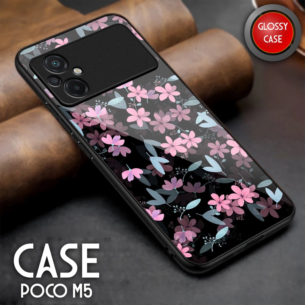 Softcase Poco M5 - Casing Hp Poco M5 - Case Kaca Glossy - Kesing Hp Poco M5 - Softcase Sublime Akses