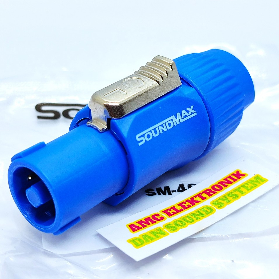 Jack Jek Spikon Speakon SOUNDMAX Biru Jek Speaker