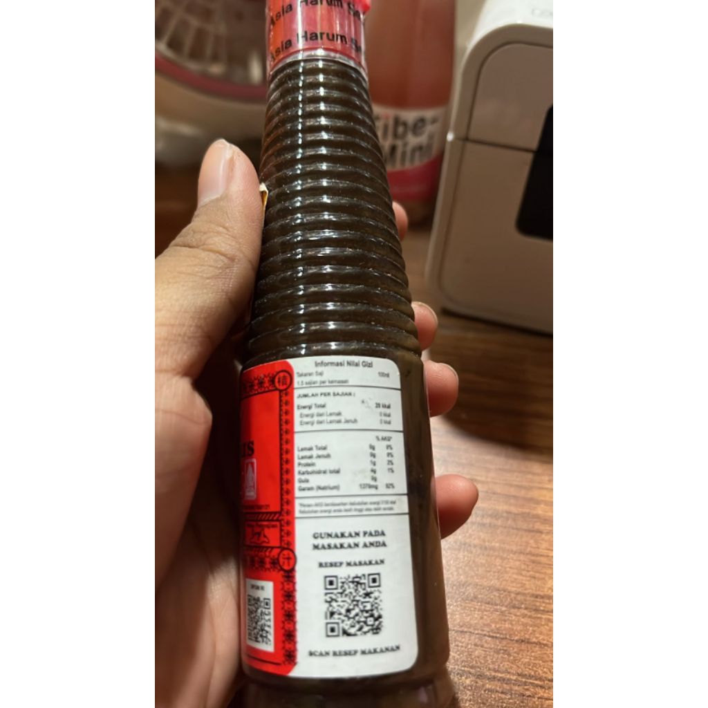 

1 Pcs Kecap Inggeris Asia Harum Sedap 135 ML