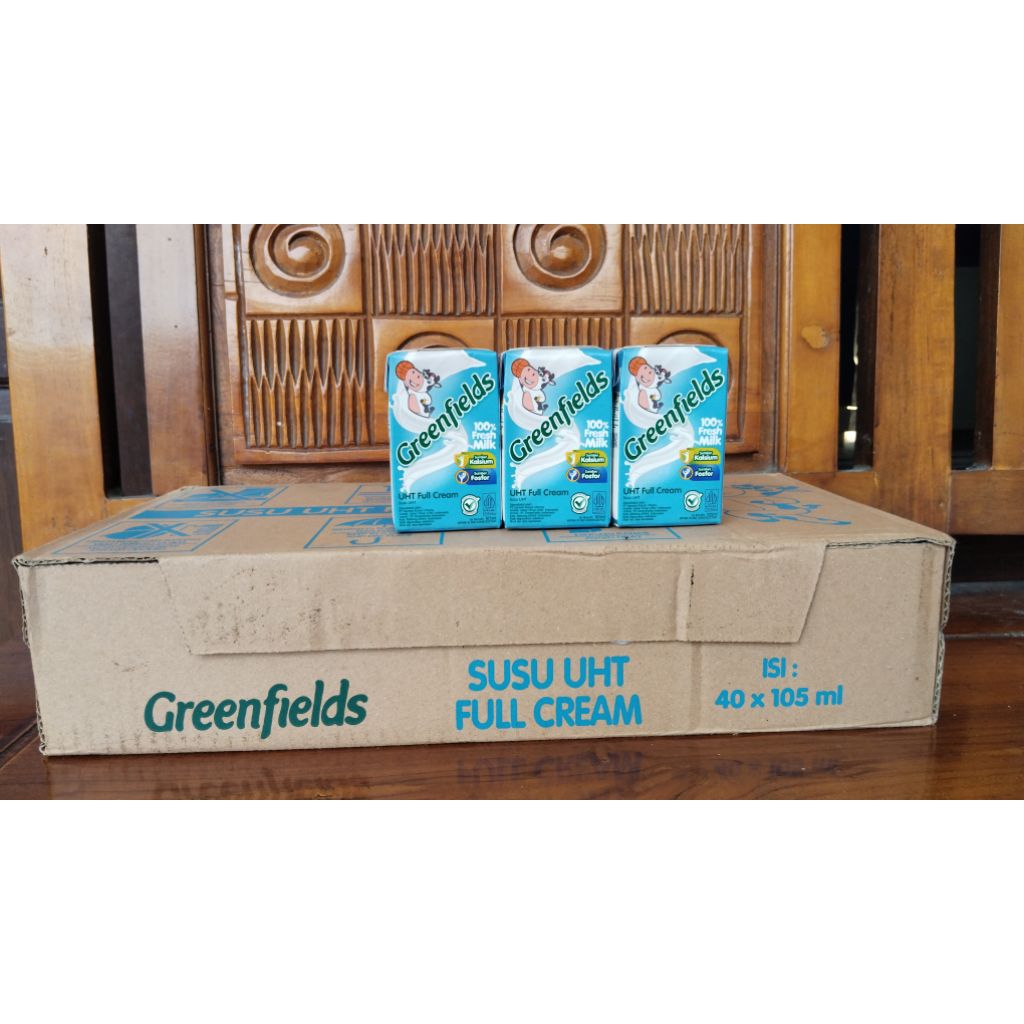 

UHT GREENFIELDS 105 ML SATU KARTON ISI 40