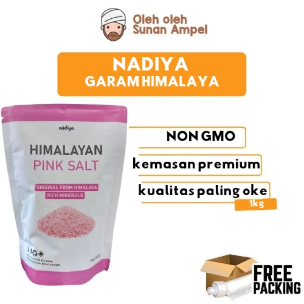 

NADIYA HIMSALT 1KG KEMASAN PREMIIUM NON GMO KUALITAS PALING OKE