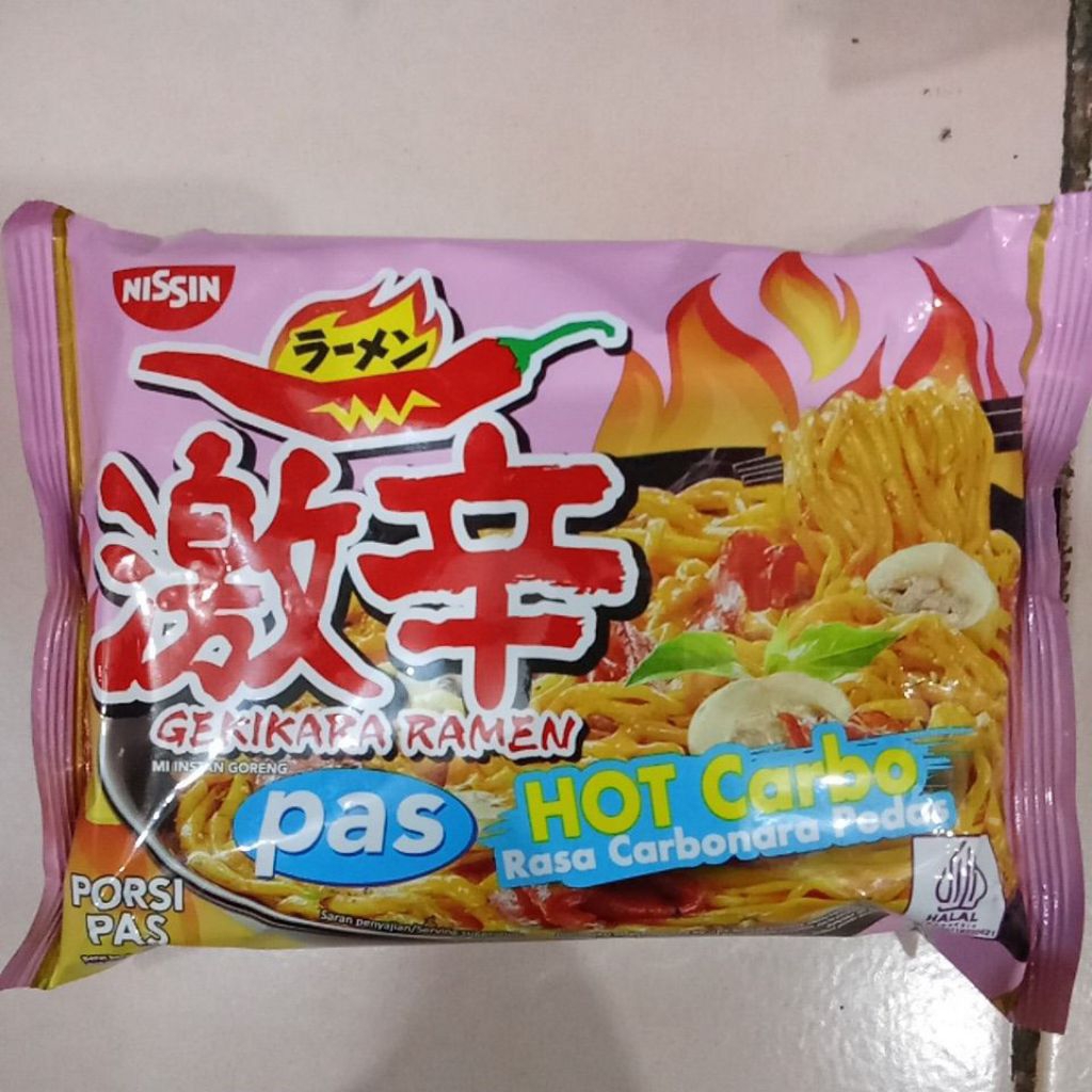 

Nissin Mi Instan Goreng Gekikara Ramen Rasa Carbonara Pedas 81gr