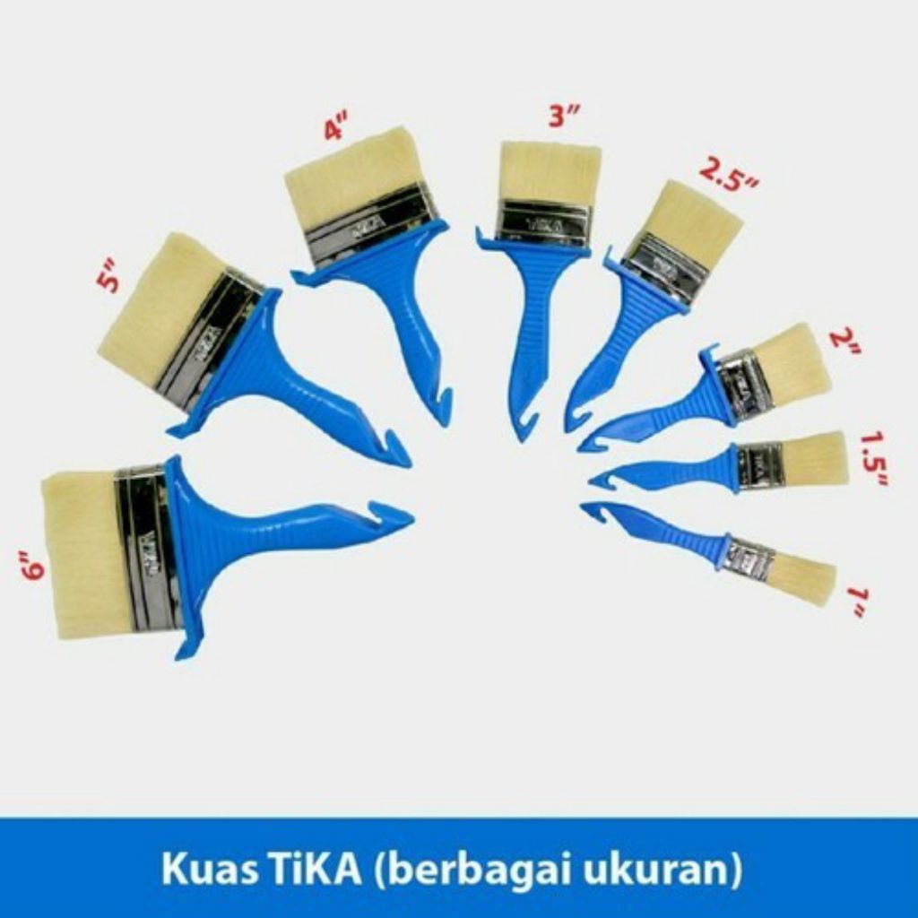 

KUAS CAT TIKA INDACO LABEL HALAL