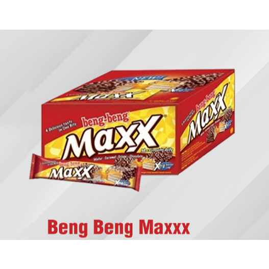 

1 BOX Beng Beng MAXX | Snack Beng Beng maxx | Coklat Beng Beng | Beng Beng Mini | Beng Beng Share It | Beng Beng 1 Dus