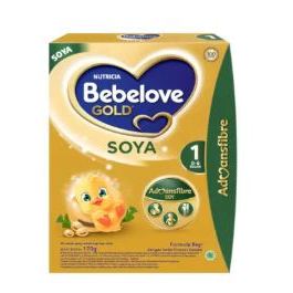 BEBELOVE GOLD SOYA 1 0-6 BULAN 170G BOX