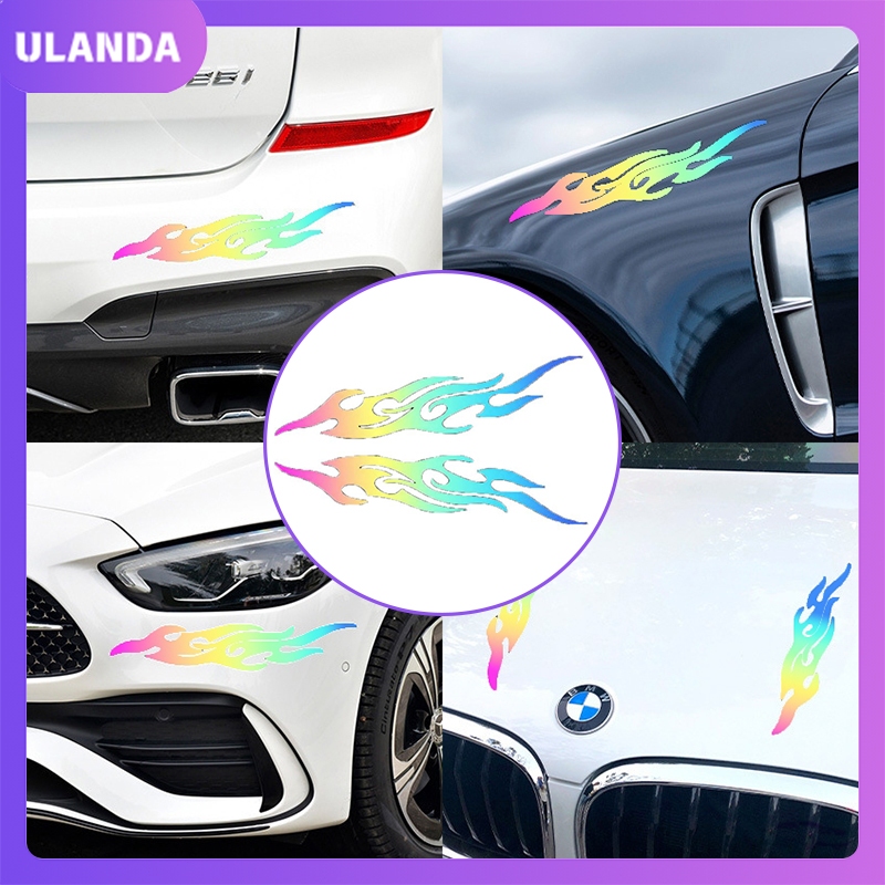 Stiker Variasi Api Stiker Body Mobil Stiker Laser Mobil Keren Stiker Dekorasi Mobil  Cutting Api Men