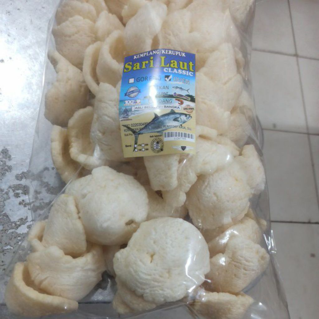 

kemplang oven sari laut 500gr 3 variasi