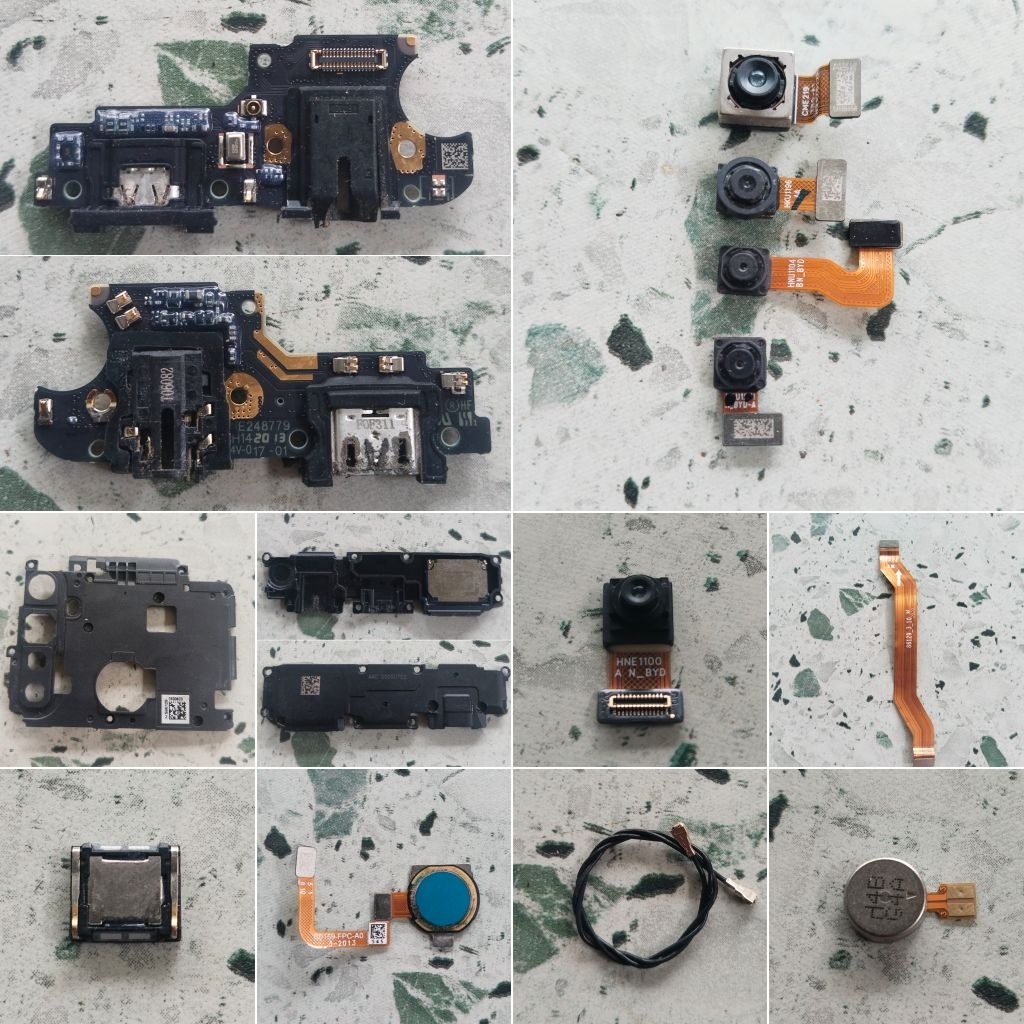 Realme 5i Bahan Kanibalan, Mesin Mati Total Matot, Konektor Cas HF, Antena, Flex UI MB, Frame, LCD, 