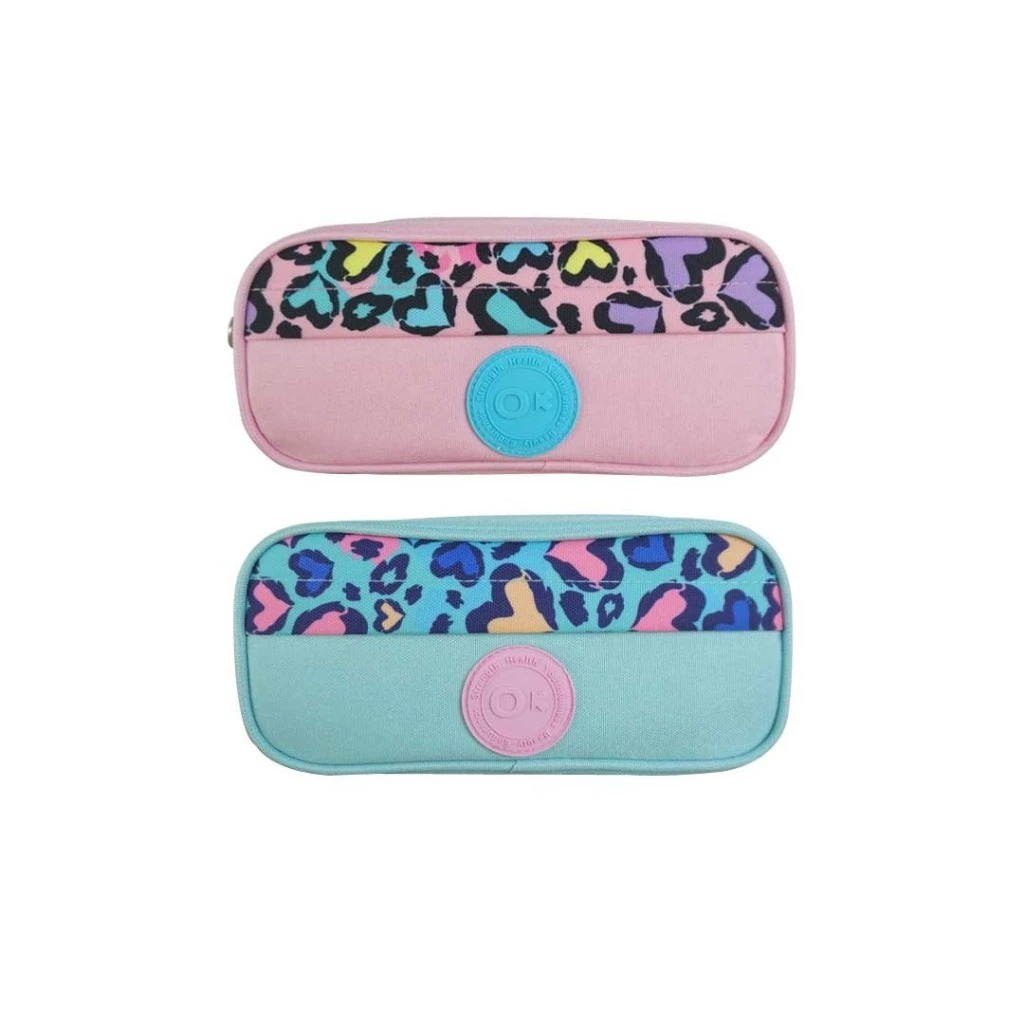 

KAYAGI - TEMPAT PENSIL / KOTAK PENSIL KAIN RESLETING / PENCIL CASE KY-7664 SLETING MOTIF LOVE