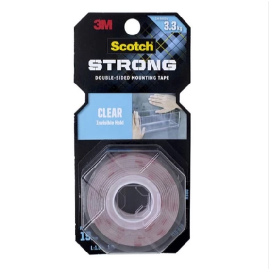 

3M double tape transpran bening mounting tape 19mm×1,5m