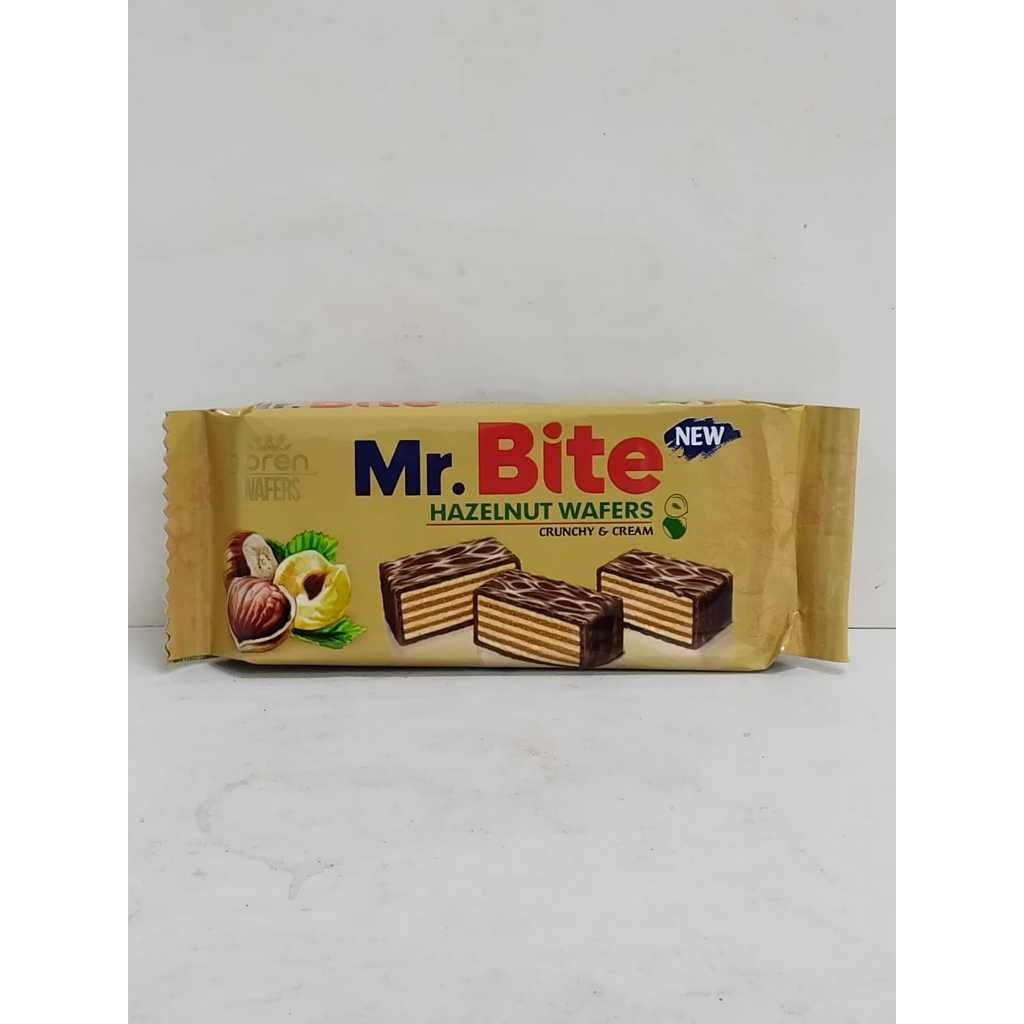 

MR BITE HAZELNUT WAFERS 38G