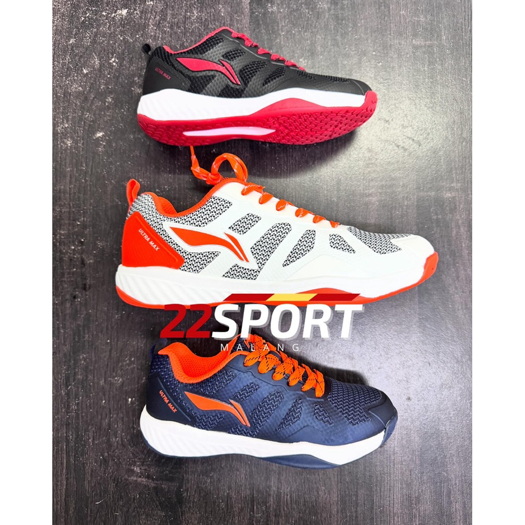 Sepatu Badminton Lining Ultra Max Original diskon