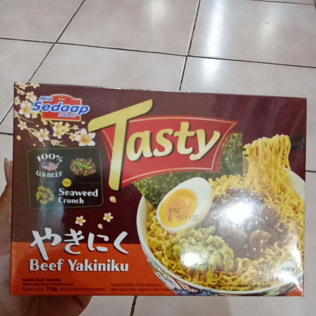 

Mie Sedaap Instan Tasty Beef Yakiniku 115gr