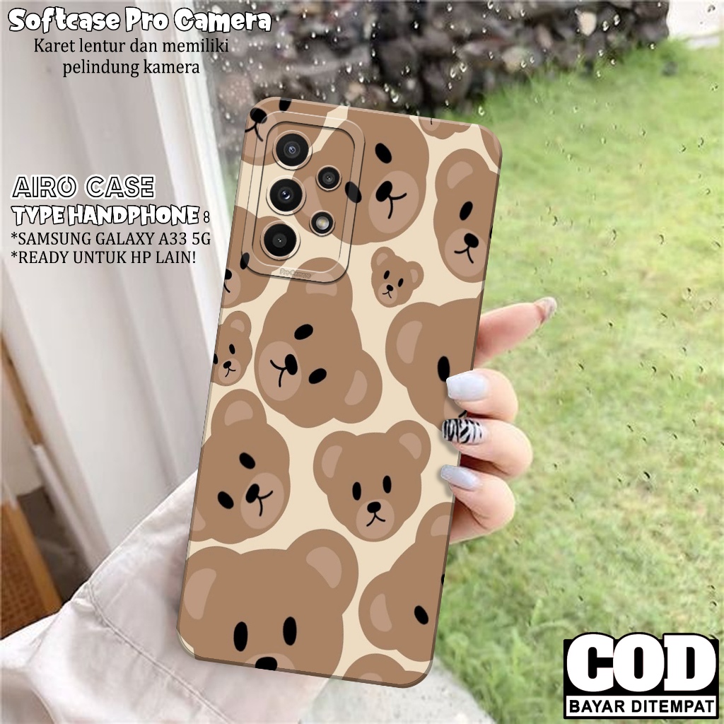 Case Samsung Galaxy A33 5G Fashion Case KARTUN Softcase Samsung Galaxy A33 5G Case Pro Camera Casing