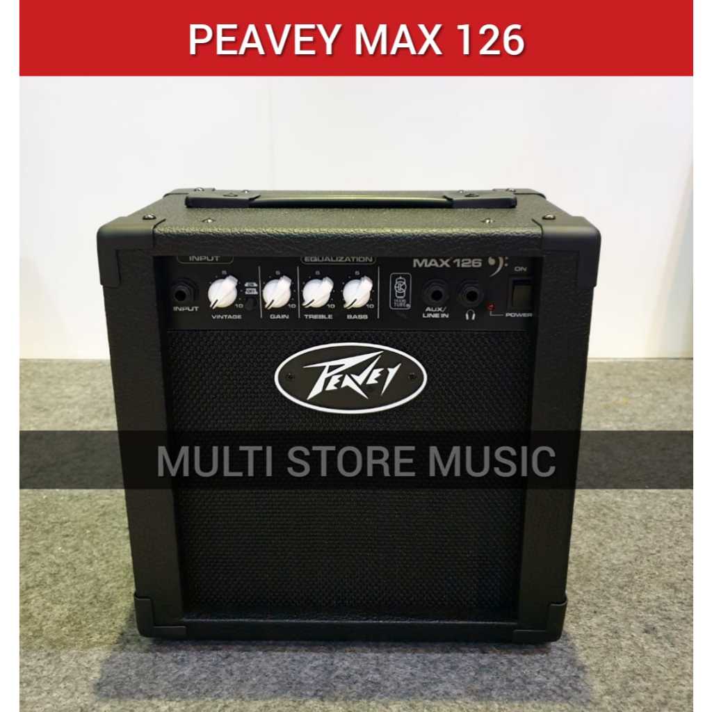 Ampli Bass Peavey Max 126 Peavey Max-126 Bass Amplifier Peavey Max126 - GARANSI RESMI