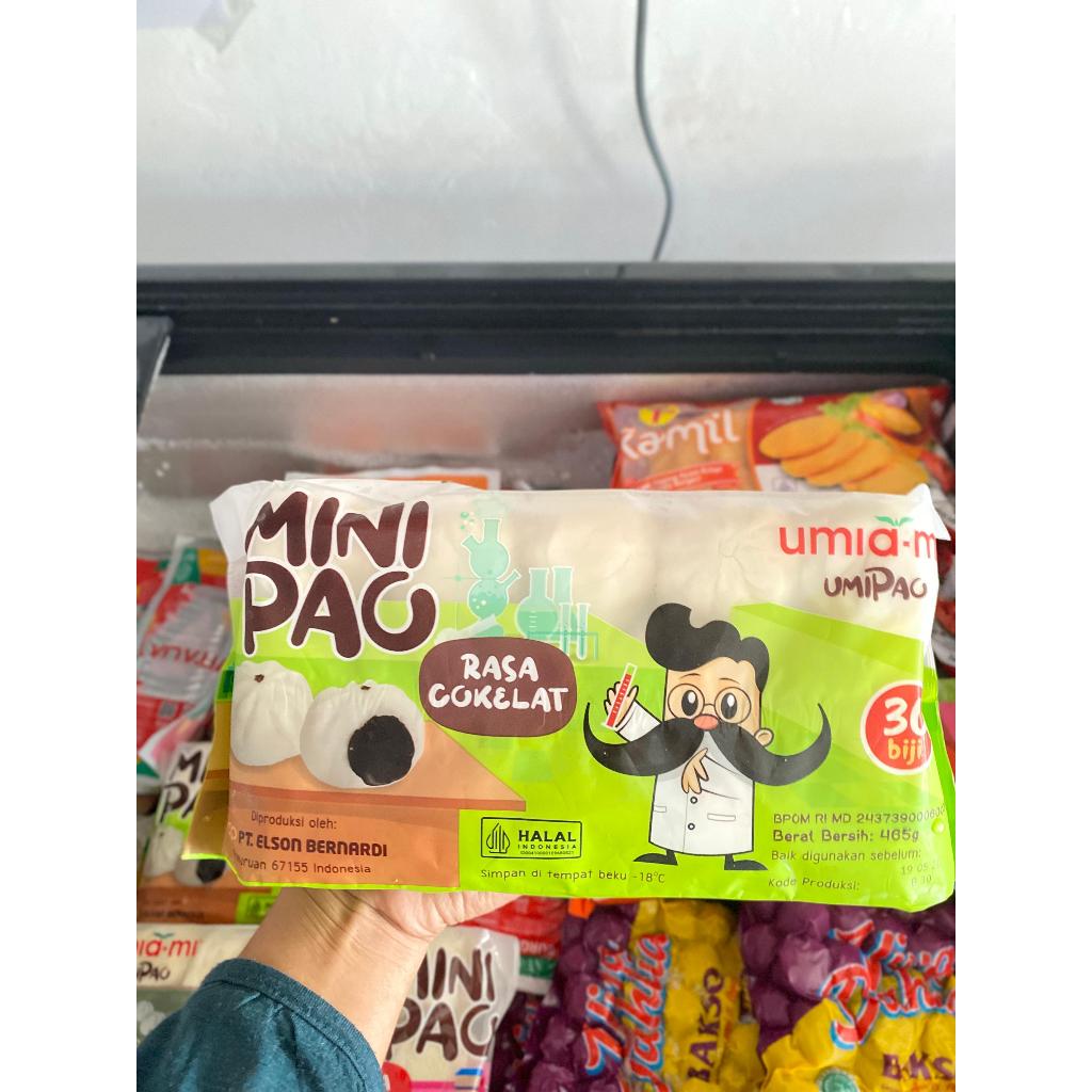 

MINIPAO UMIAMI RASA COKLAT 480 GRAM BAKPAO MINI ISI 30 PCS