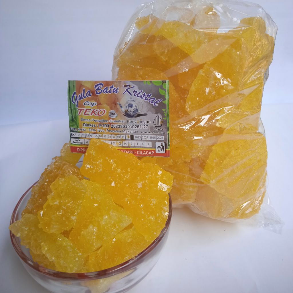 

Gula Batu Kristal Organik Ukuran Agal 1Kg