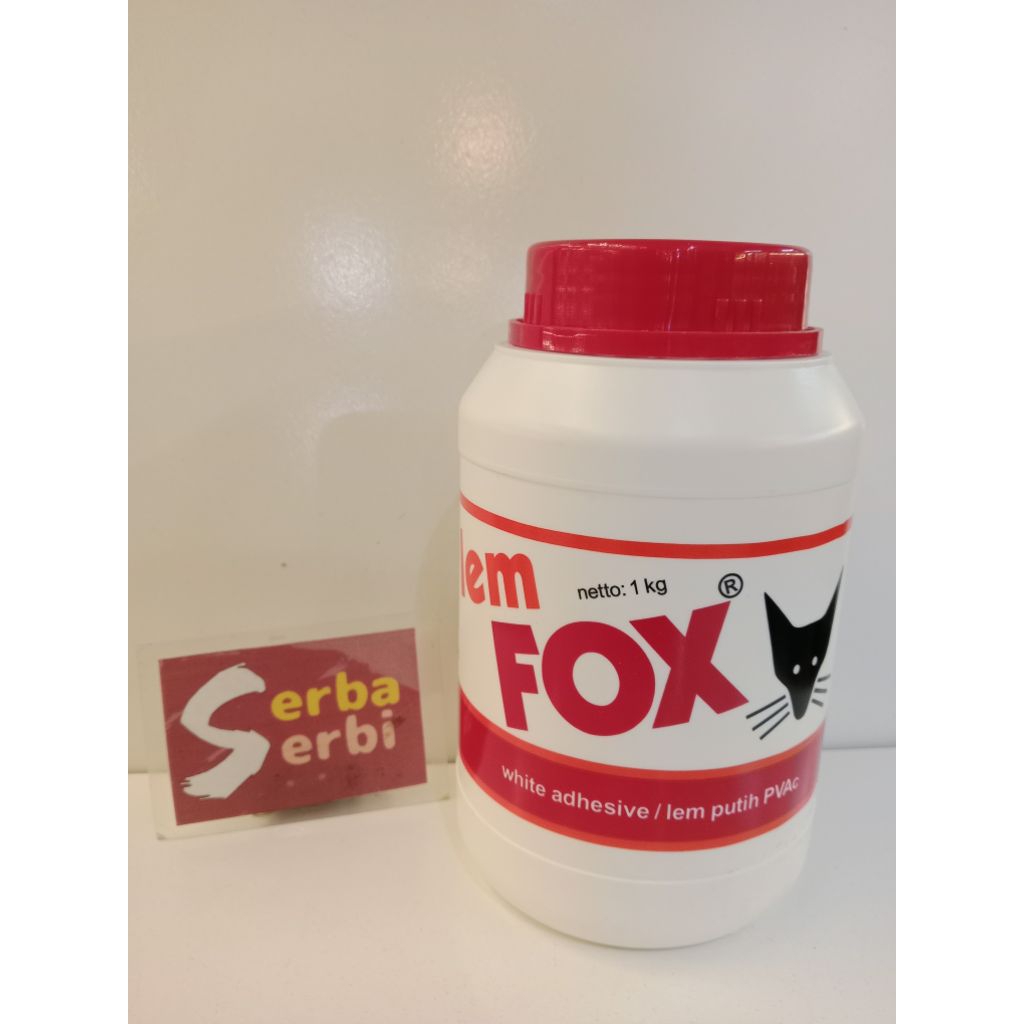 

-1KG LEM FOX-Lem Fox 1kg Pvac White adhesive kemasan botol