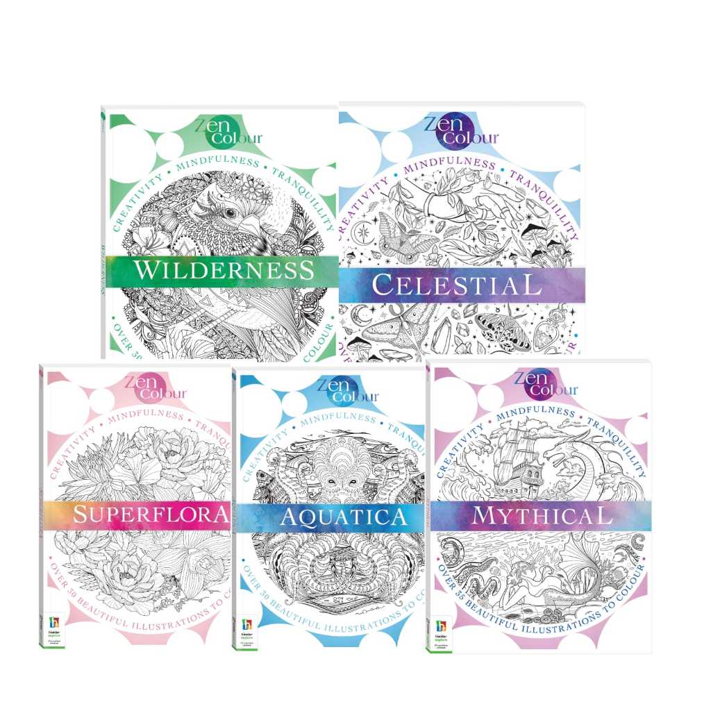

Adult Colouring Book Zen Colour - Buku Mewarnai Dewasa