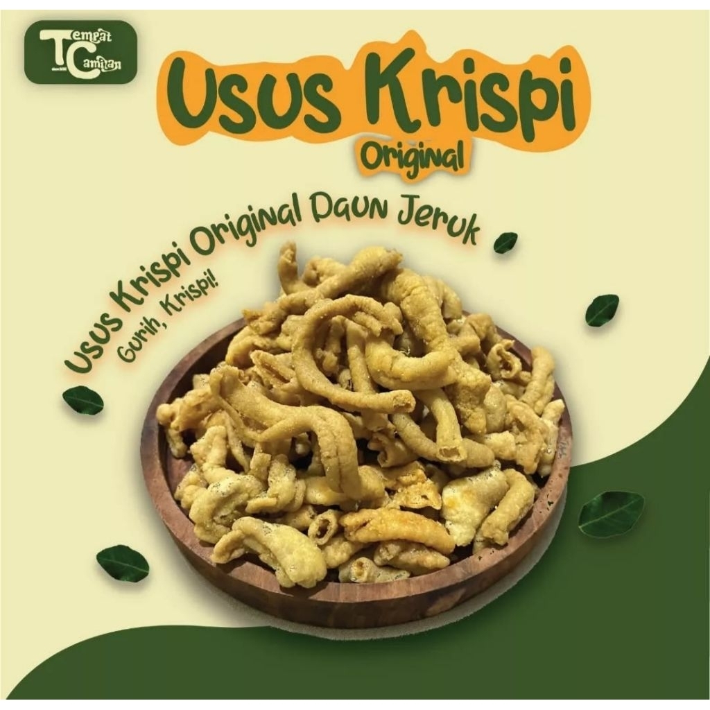 

Usus Crispy Original Size Large 250gram