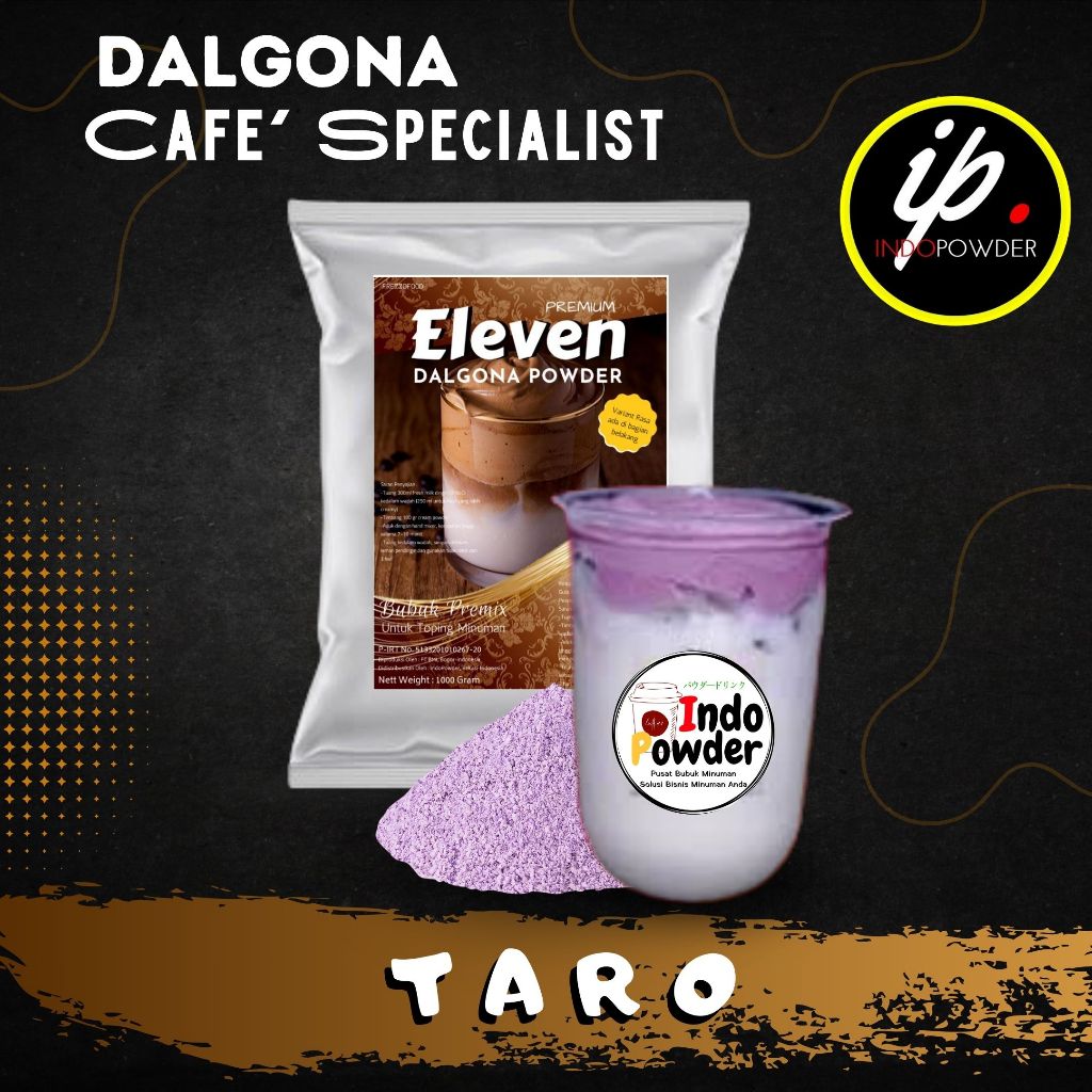 

IP Jakarta - Bubuk DALGONA TARO 1Kg anti gagal untuk Cafe dan Usaha Minuman Kekinian
