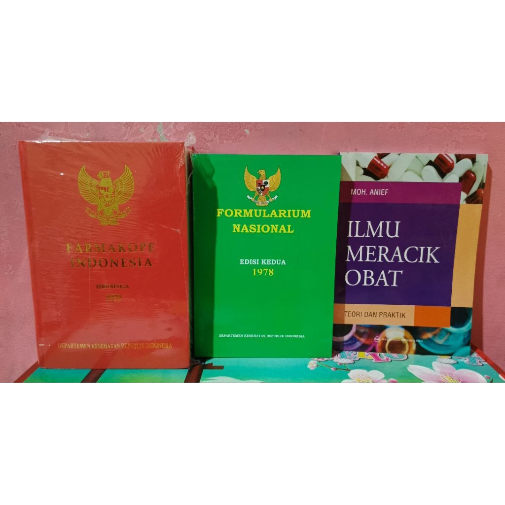 paket hemat 3 buku farmasi buku F3, IMO, FORNAS