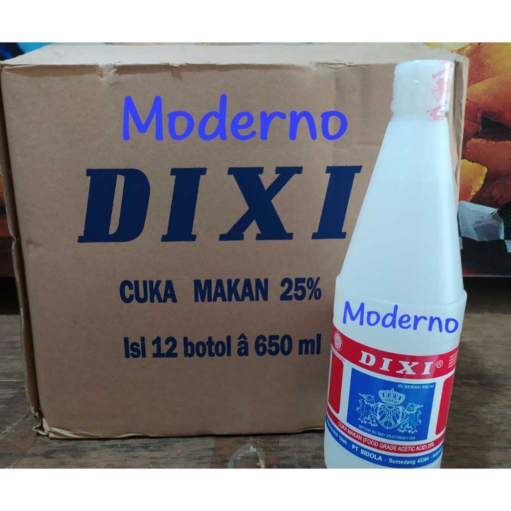 

Dixi Cuka makan 650ml perkarton isi 12