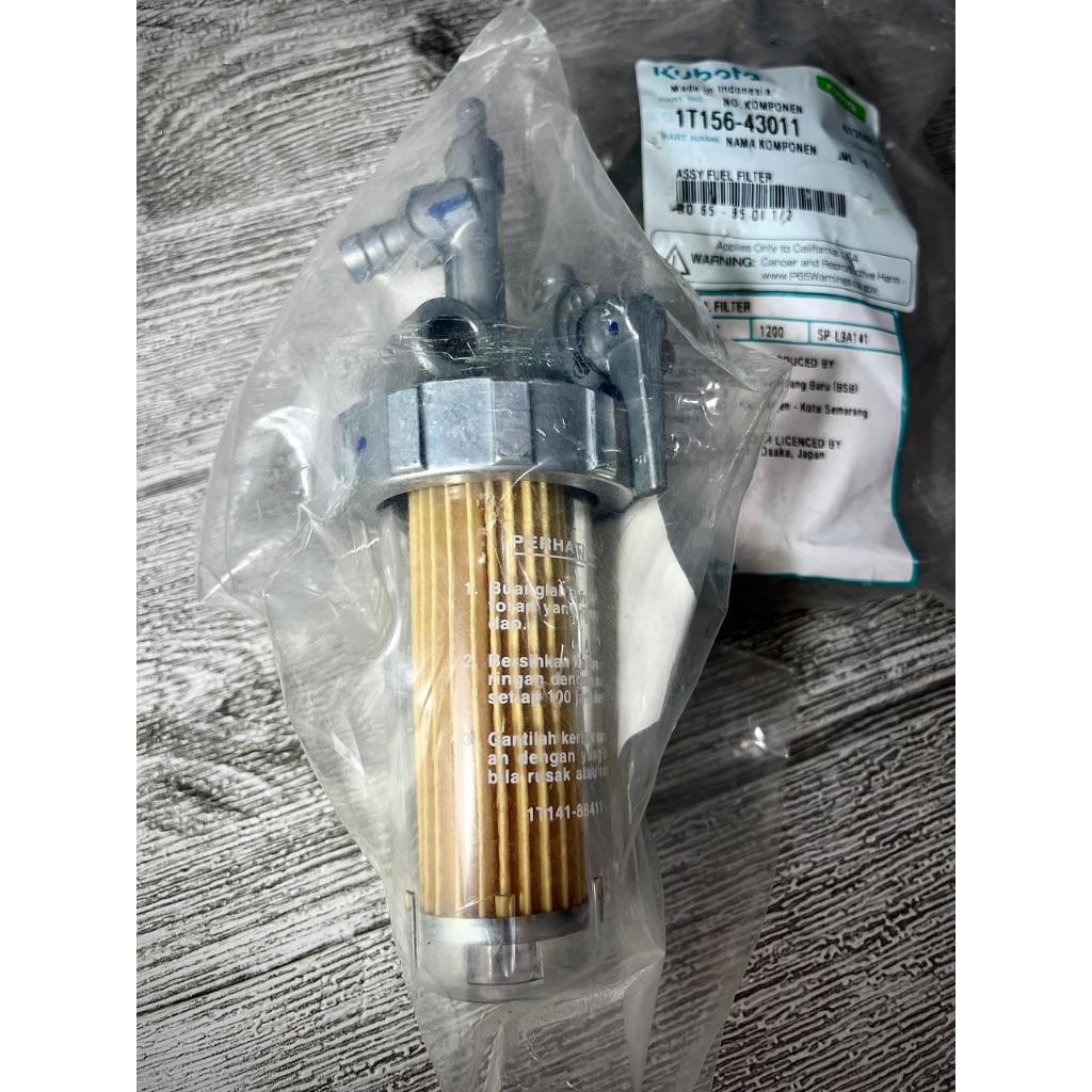 KUBOTA FUEL FILTER,ASSY / SARINGAN SOLAR RD 85- RD 65 - RD 110 / RD 45-115 DI-1/2 1T156-43011 ORIGIN