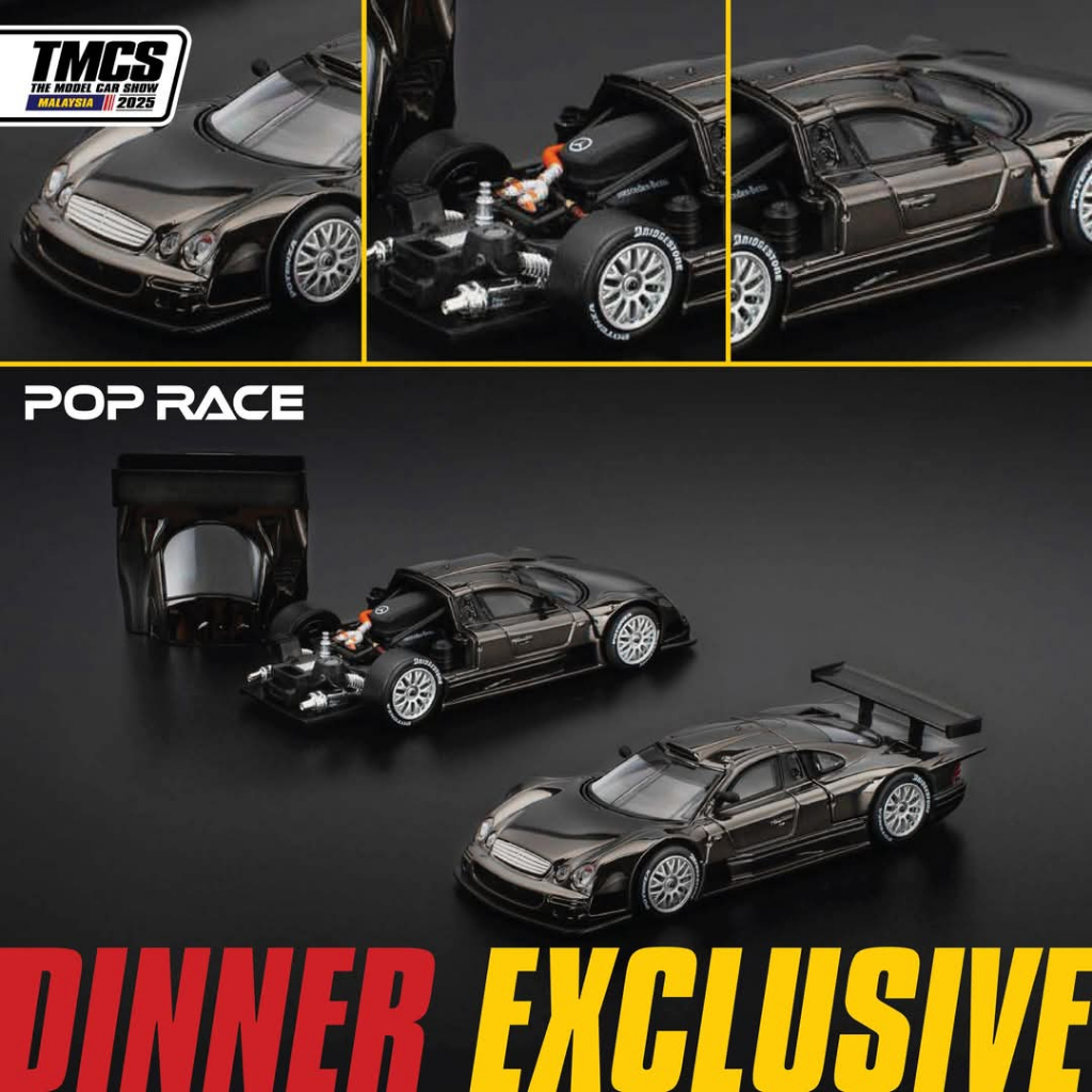 TMCS25 X Pop Race Dinner Exclusive MERCEDES-BENZ CLK AMG GTR Limited 300pcs