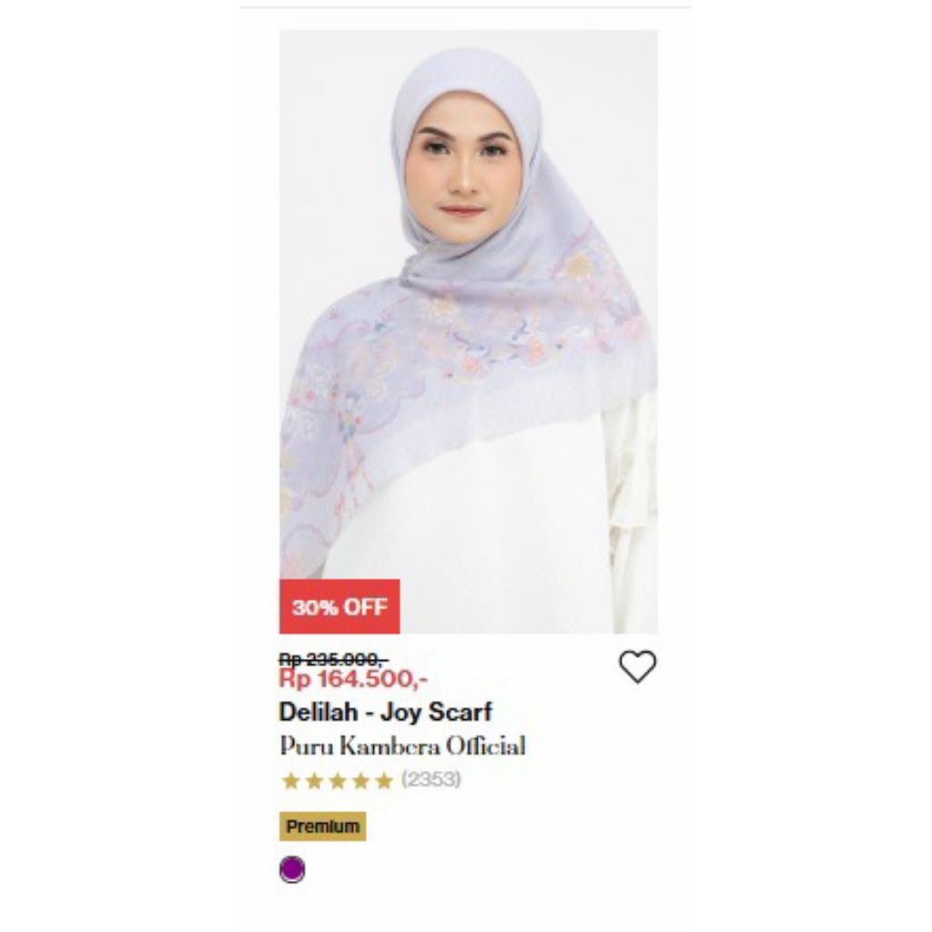 puru kambera scarf ori (box)