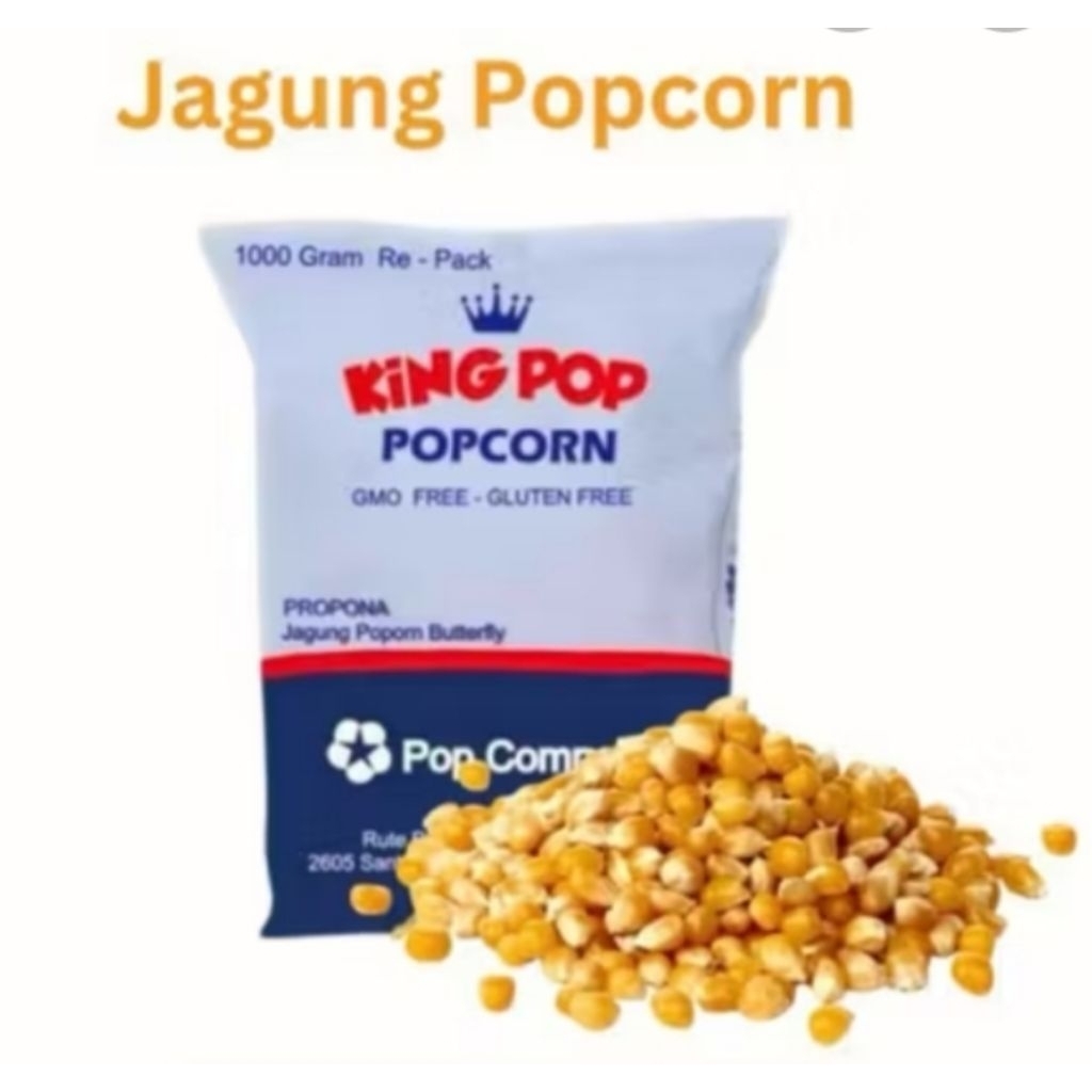 

Jagung Popcorn Brondong Jagung Pop Corn 1Kg(Mentah)