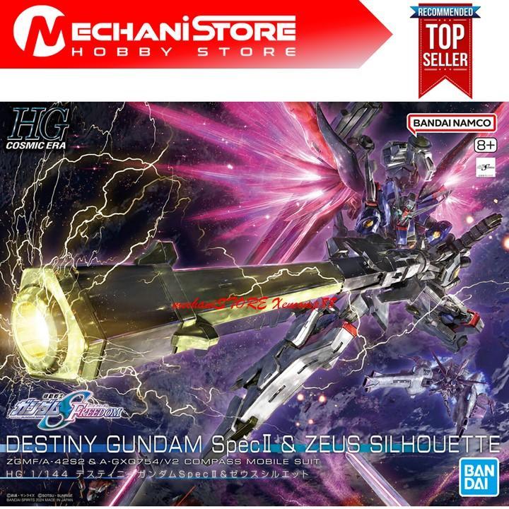 HG Destiny Gundam Spec II & Zeus Silhouette