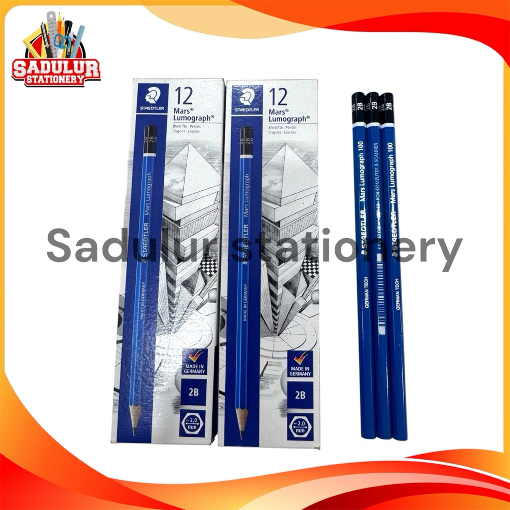 

(1PCS)-PENSIL 2B STAEDTLER / PENSIL UJIAN KOMPUTER 2B