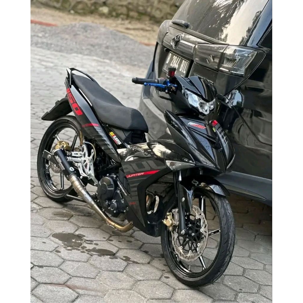 Striping MX king 150 2015 Hitam Sticker Lis Decal Standard Original Yamaha MX King 150 Hitam 2015