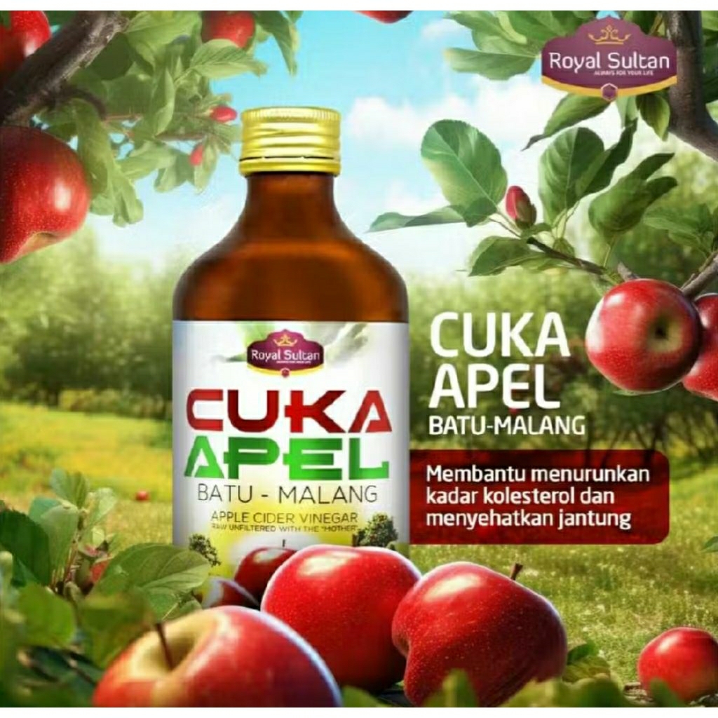 

Royal Sultan Cuka Apel / Mengatasi Pencernaan / Penurunan Kolestrol