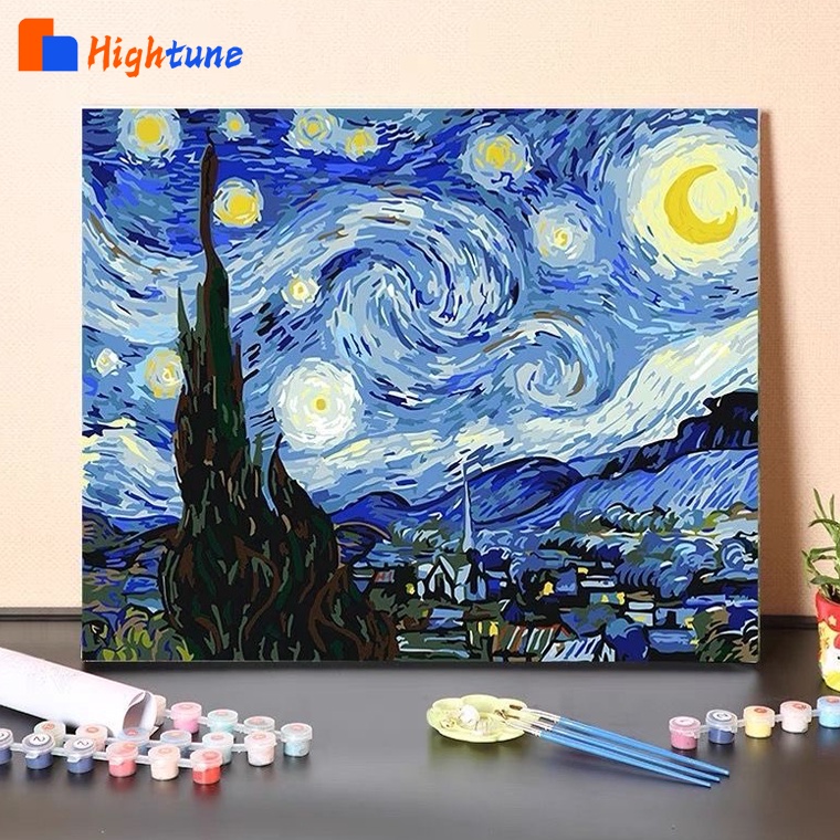 

KODE E72H Hightune 3x4CM Paint By Number Kit DIY Full Drill Pagoda Cross Stitch Embroidery Kanvas Lukis
