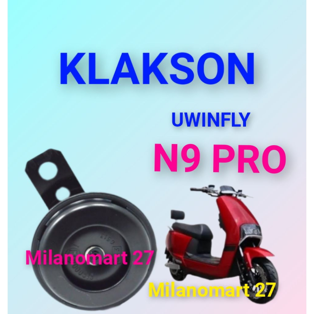 klakson uwinfly n9 pro bel motor listrik uwinfly N9 PRO