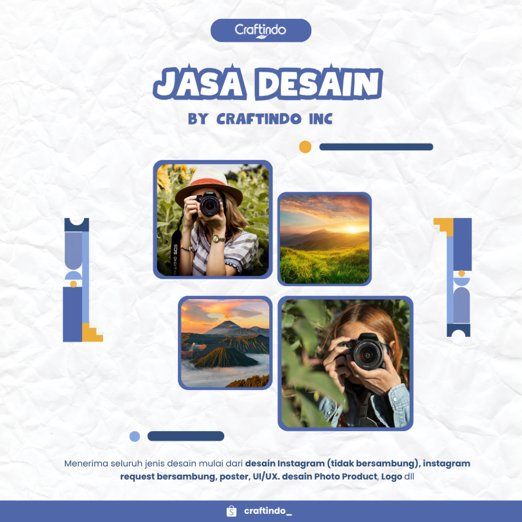Jasa Desain Instagram, Logo, Poster, UI/UX, dll