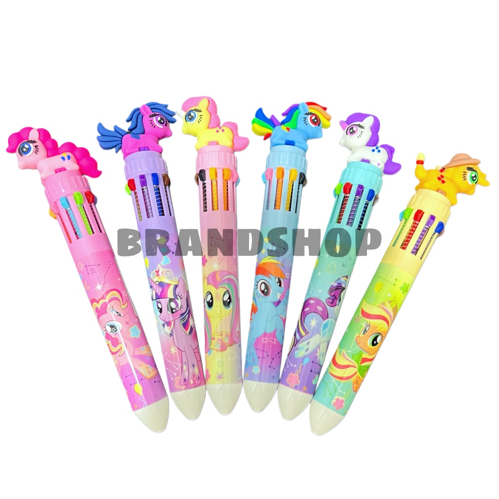 

Pulpen Anak 10 Warna My Little Pony Rainbow Unicorn Pen Cetek Lucu Karakter Kartun
