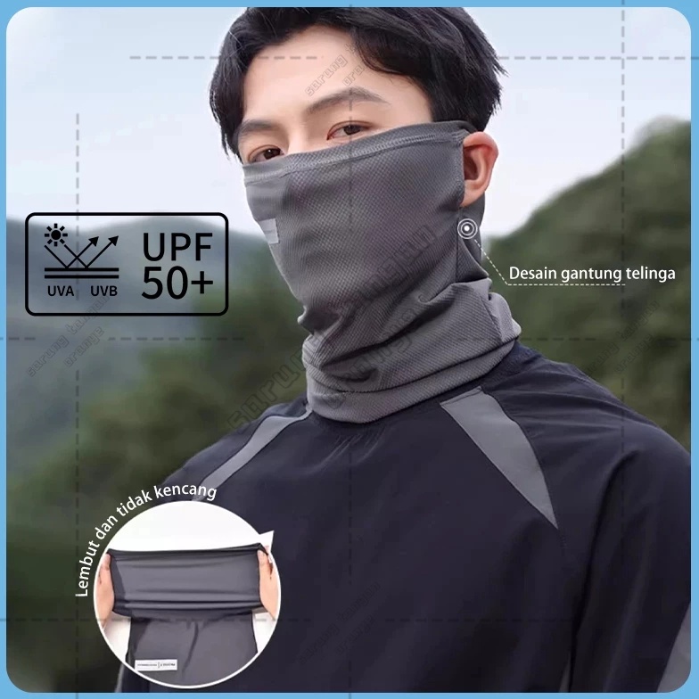 KODE V76V Buff Masker Pria Masker Anti Uv Masker Wajah Masker Uv Protection Masker Penutup Wajah Pri