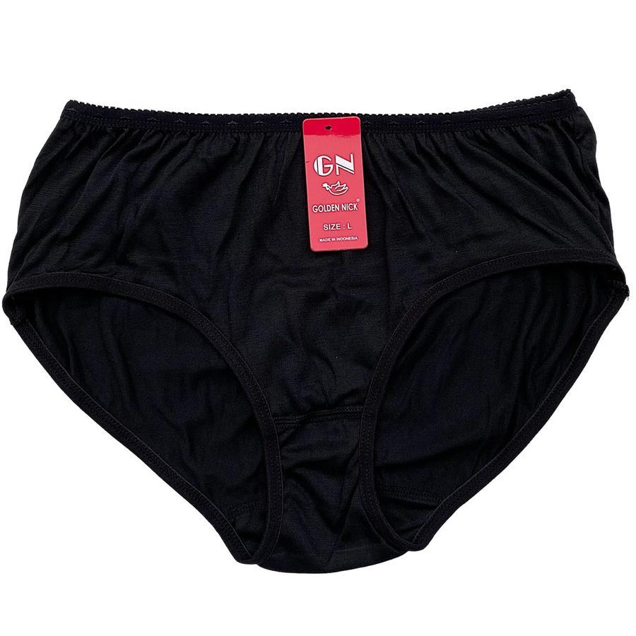 ( 3pc ) CD Golden Nick HITAM | Celana Dalam Wanita 937 Hitam | CD Wanita Golden Nick 937H | Celana D