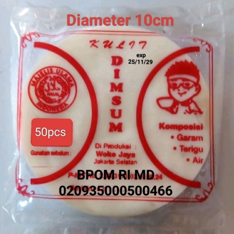 

Promo promo Kulit Dinsum Isi 5 PCS Diameter 1 Cm