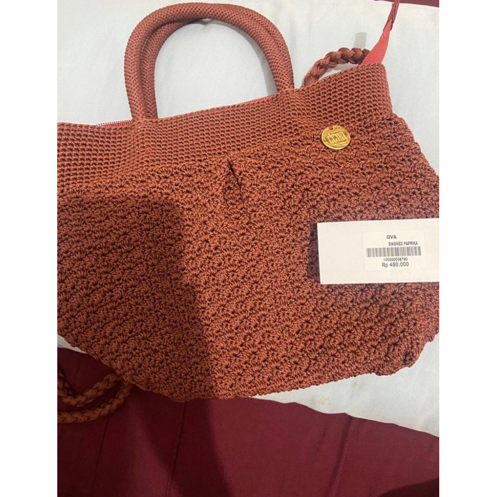 dowa bag ova smoked paprika // tas rajut dowa lokal